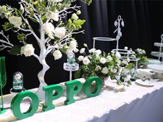 oppo发布会茶歇