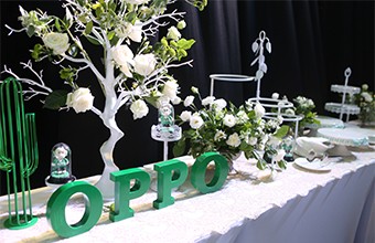 oppo发布会茶歇